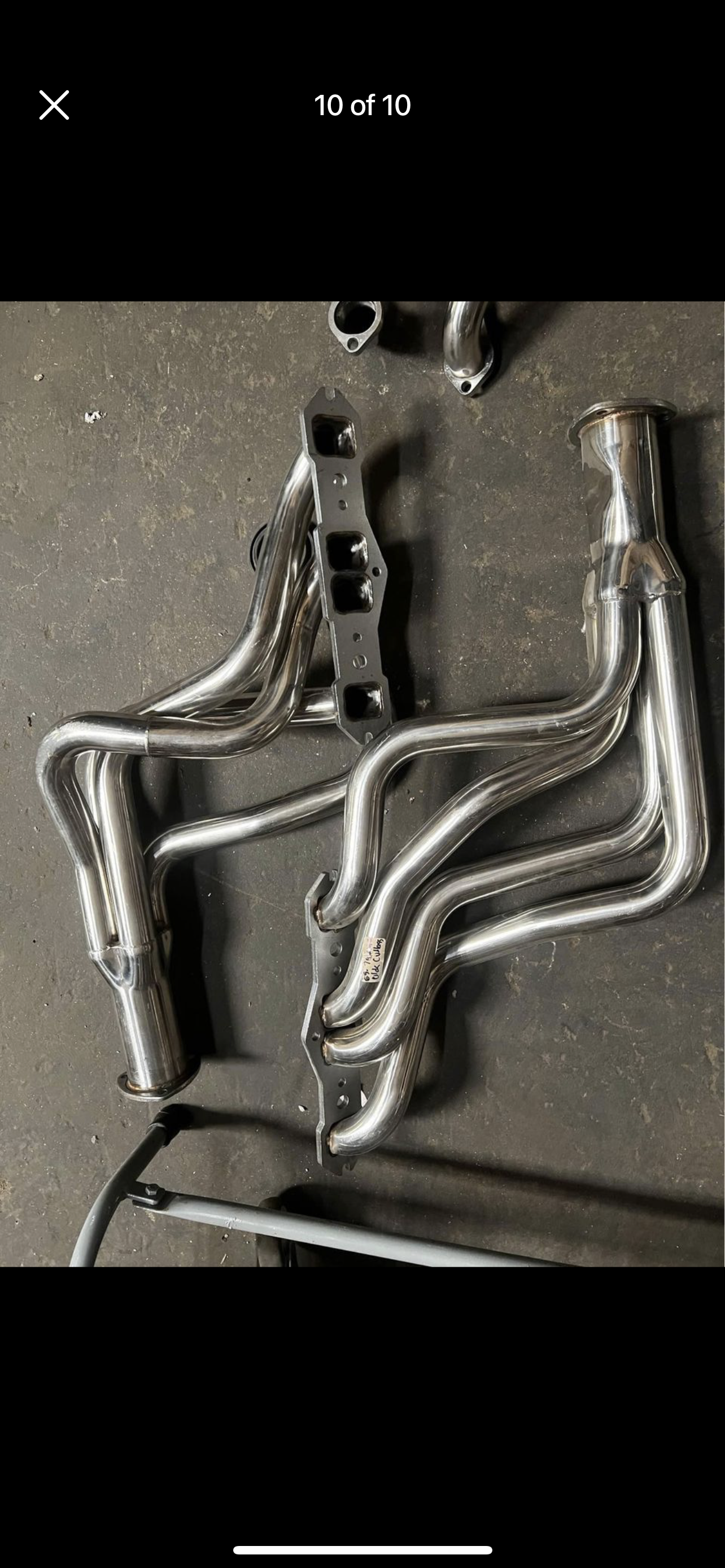 65-79 cutlas 442 headers stainless steel
