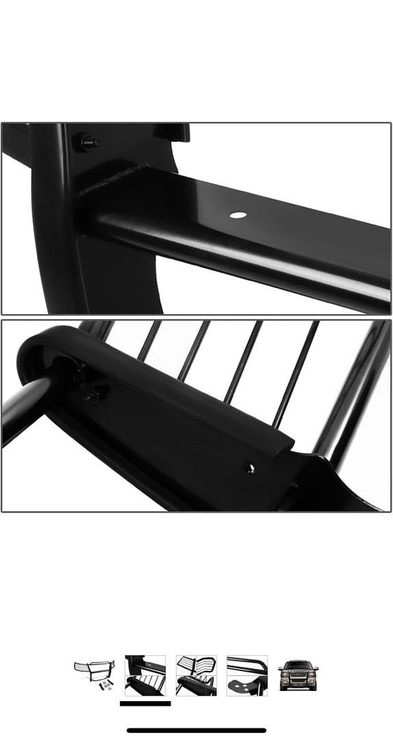 Black Front Bumper Brush Grille Guard 03-06 Ford Expedition GRILL-G-029-BK