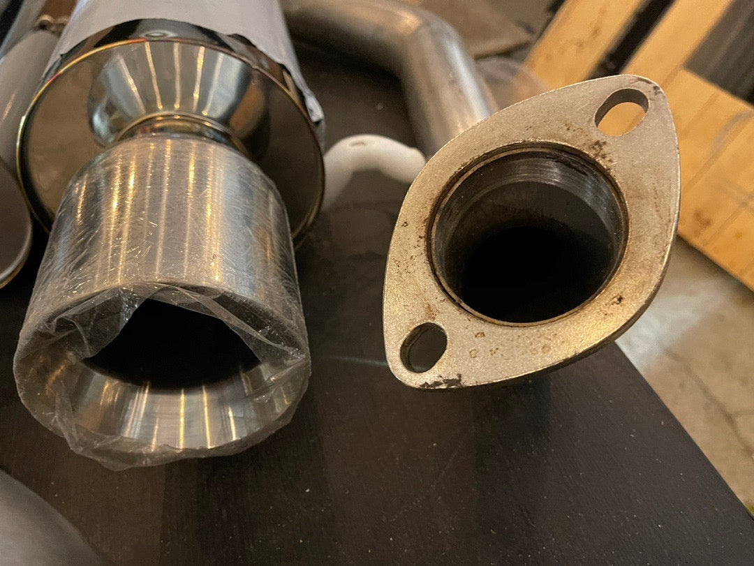 Catback Exhaust System for 07-08 Tiburon 2.7L V6 CBE-HT07V6-NRT