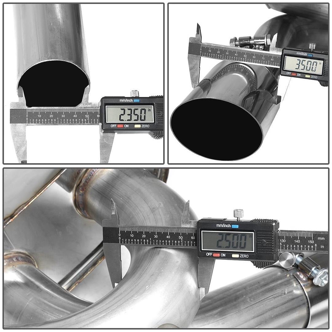 catback exhaust 07-16 Jeep Wrangler CBE-JCW07V6