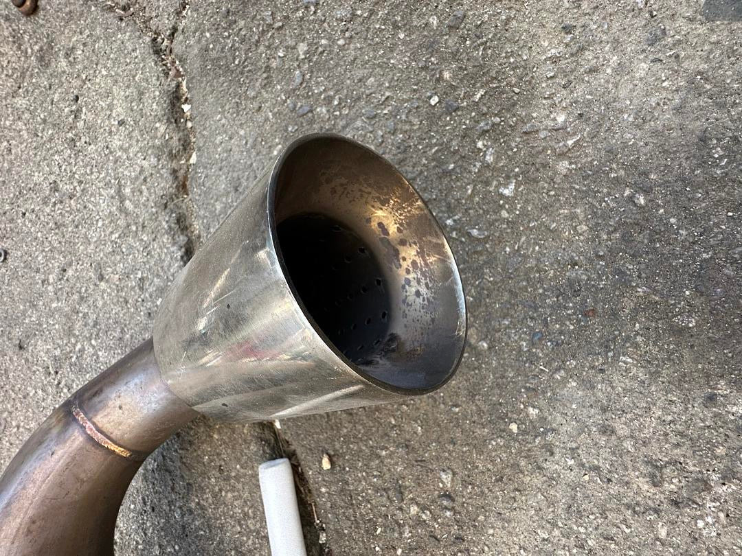 Catback Exhaust System W/3.5"OD Muffler Burnt Tip 04-11 Mazda RX-8 OB CBE-MRX8-BT