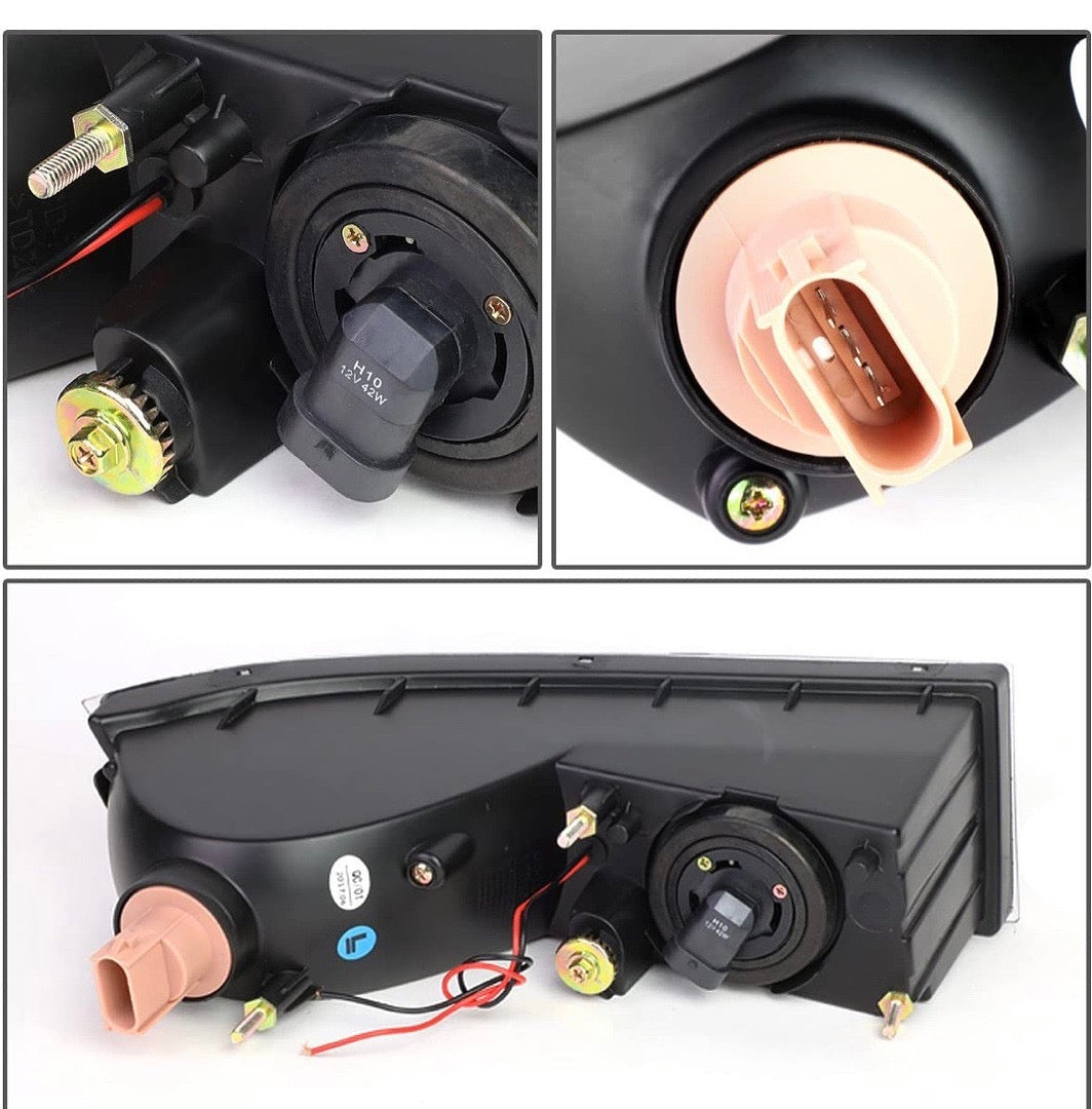 07-14 CADILLAC ESCALADE & ESV 07-13 CADILLAC ESCALATE EXT ASSEMBLY AMBER FOG LIGHTS, LUZ ANTINIEBLA ÁMBAR FL-ZTL-258-AM