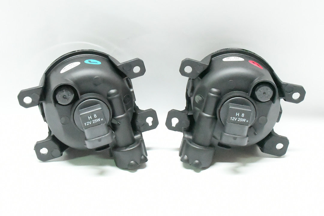 LED DRL Bezel Fog Light w/Switch luz antiniebla ámbar con bisel y interruptor 16-17 Honda Civic FL-ZTL-241-am