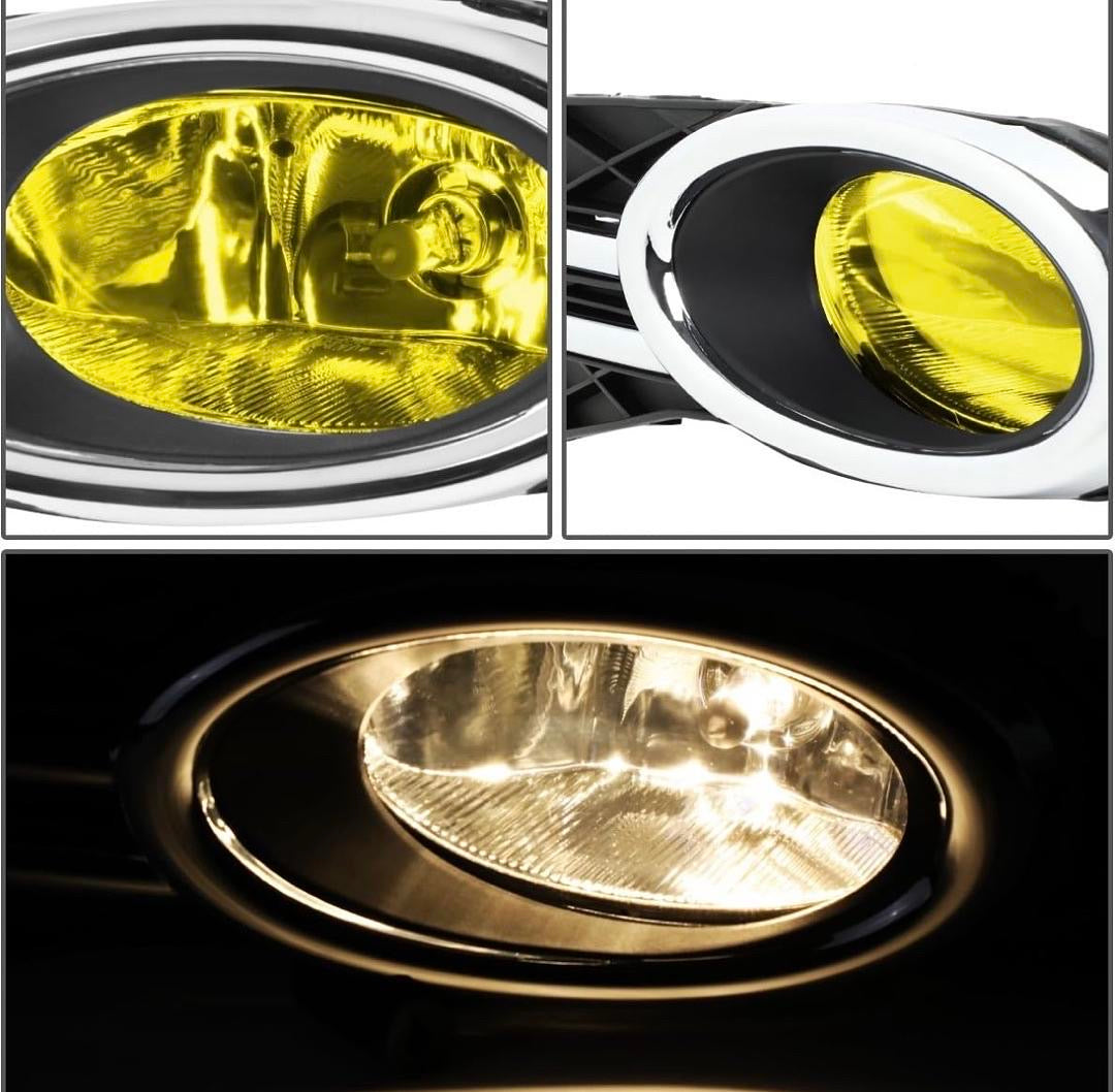 Amber Fog Lights With Switch Enhance visibility antiniebla con interruptor 14-16 Honda Odyssey, luz FL-ZTL-184-Am