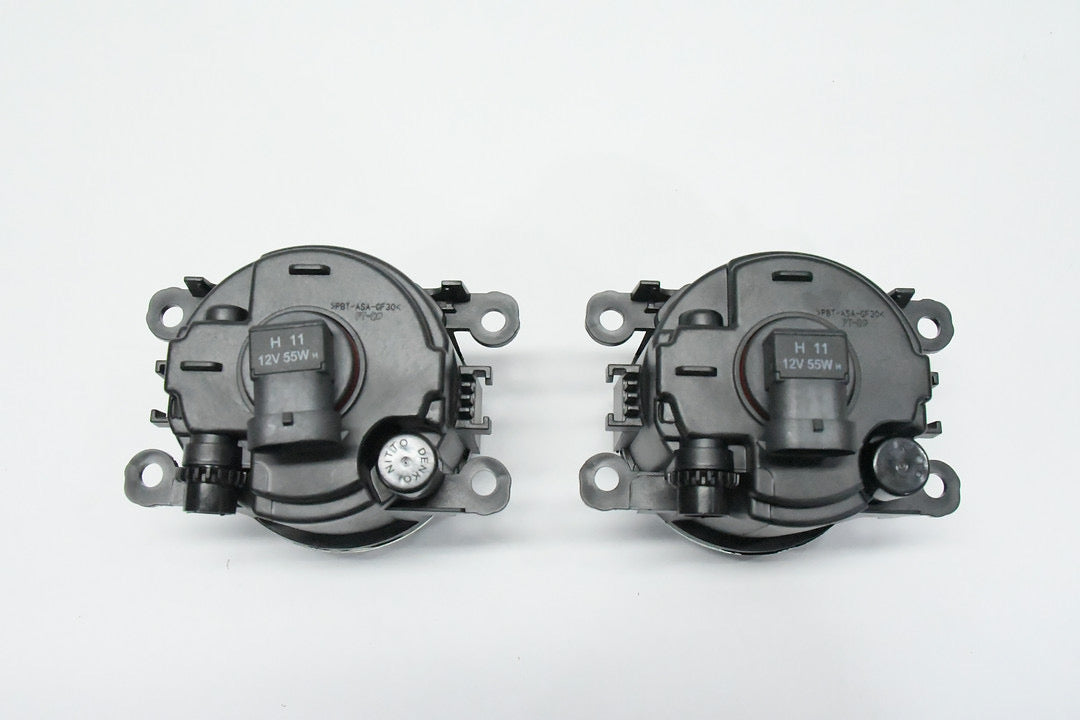 FRONT BUMPER CHROME FOG LIGHTS ENHANCE VISIBILITY FOR 12-14 HONDA CR-V, PARACHOQUE DELANTERO CROMADO LUZ ANTINIEBLA
