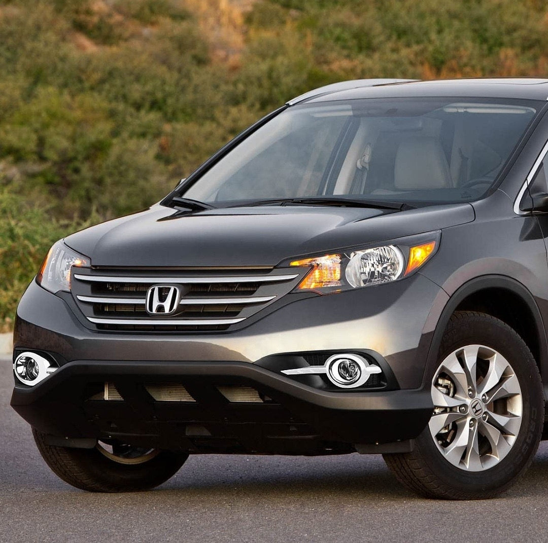 Front Bumper Chrome Fog Lights Enhance visibility parachoques delantero cromado luz antiniebla 12-14 Honda CR-V, fl-ztl-129-ch