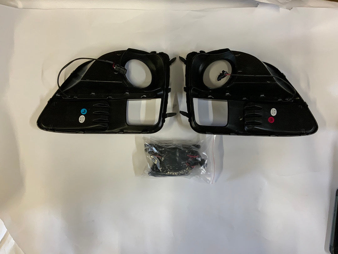 Assembly Chrome Fog Lights Enhance visibility for 15-17 Subaru WRX/STI FL-ZTL-225-CH