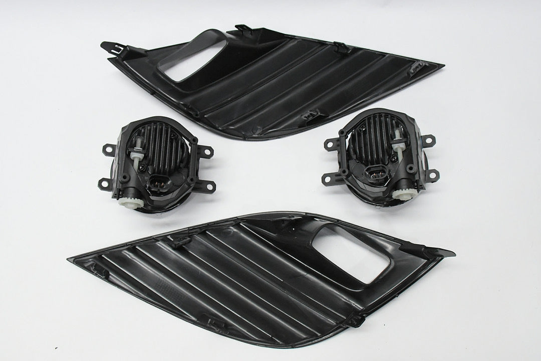 LED Chrome Fog Lights With Bezel & Switch Enhanced visibility, luz antiniebla 18-20 Toyota Camry SE/XSE FL-ZTL-317-CH