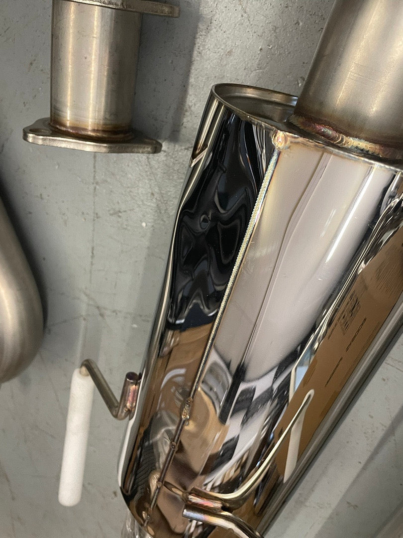 WRAPPED 97-01 HONDA PRELUDE FIT COUPE MODELS catback exhaust