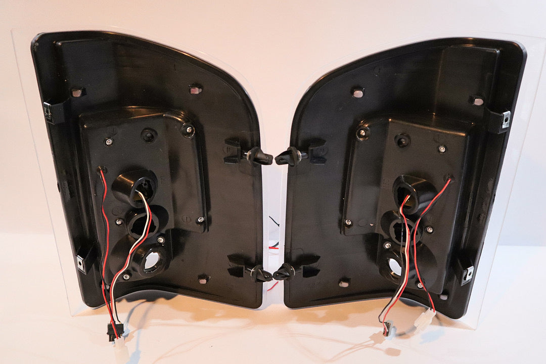 07-13 CHEVY SILVERADO CHROME CLEAR 3D LED TAILLIGHTS