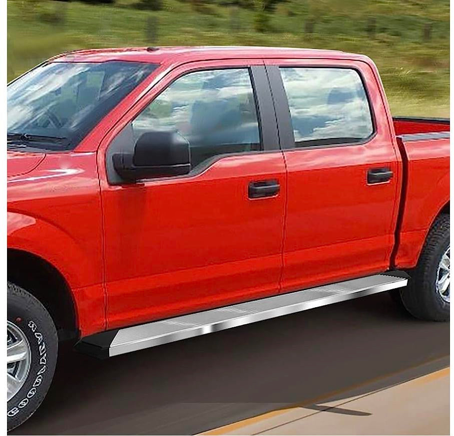 07-21 TOYOTA TUNDRA 6.25INCHES X 89” STAINLESS STEEL SIDE STEP NERF BAR RUNNING BOARDS COMPATIBLE WITH TOYOTA 07-22 TUNDRA CREWMAX(EXTENDED CREW) CAB