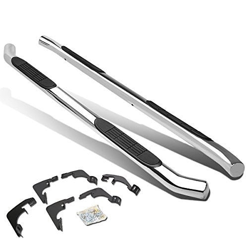 15-20 CHEVY COLORADO/ GMC CANYON CREW CAB MILD STEEL 3" SIDE STEP NERF BAR RUNNING BOARD, CHROME