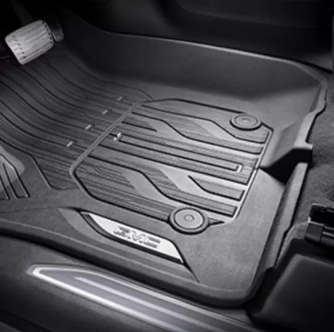 2019-2024 GMC Sierra 1500 2020-2024 2500 hd 3500hd Floor Liners, All-Weather, Front Interlocking - GM