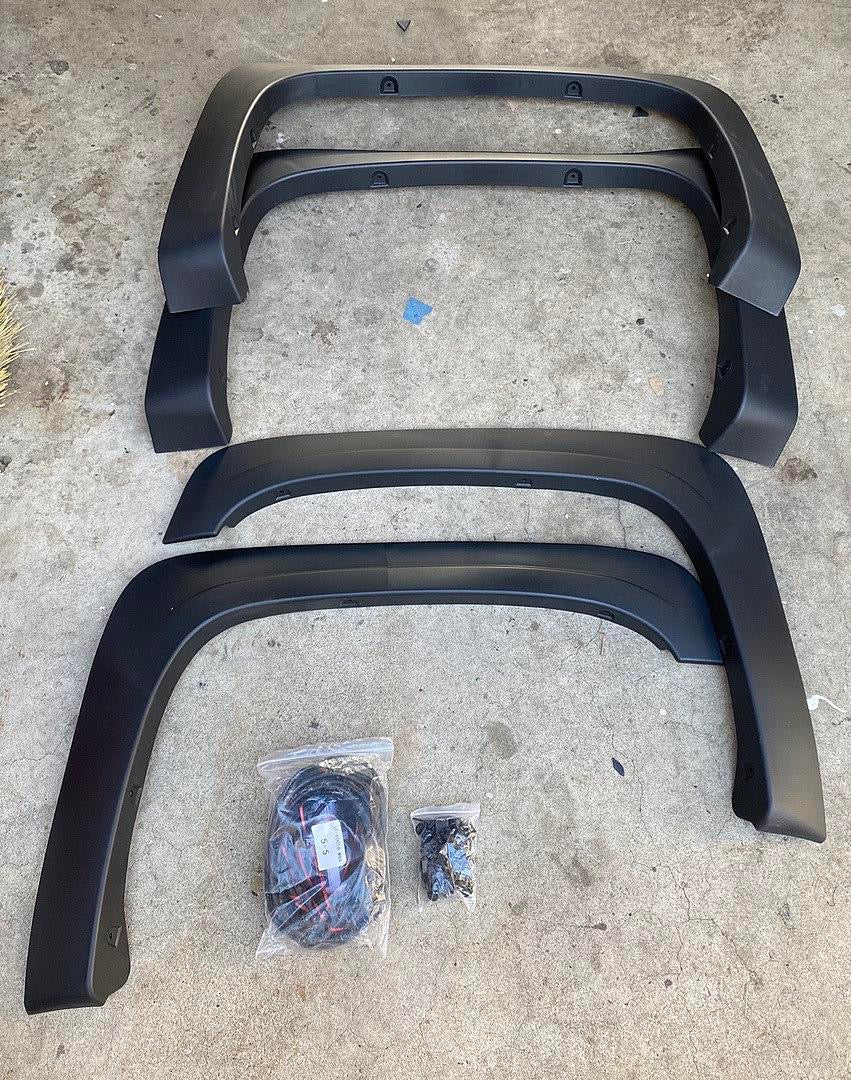 Fender Flares for 07-13 Chevy Silverado 1500 07-14 Chevy Silverado 2500hd 3500hd 4pcs side wheel bengala guardabarros