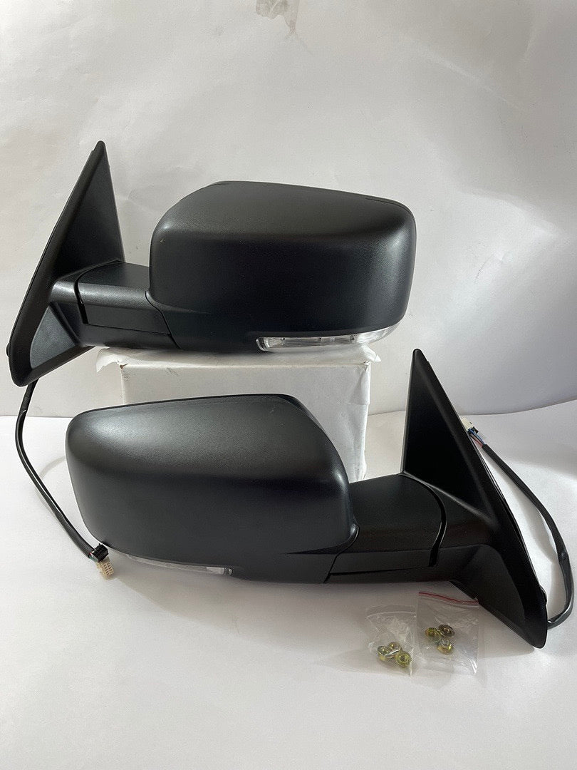 TWM-037-OE-T888-BK 09-16 Dodge Ram 1500 Heated Defroster Mirror with LED Signal / Black