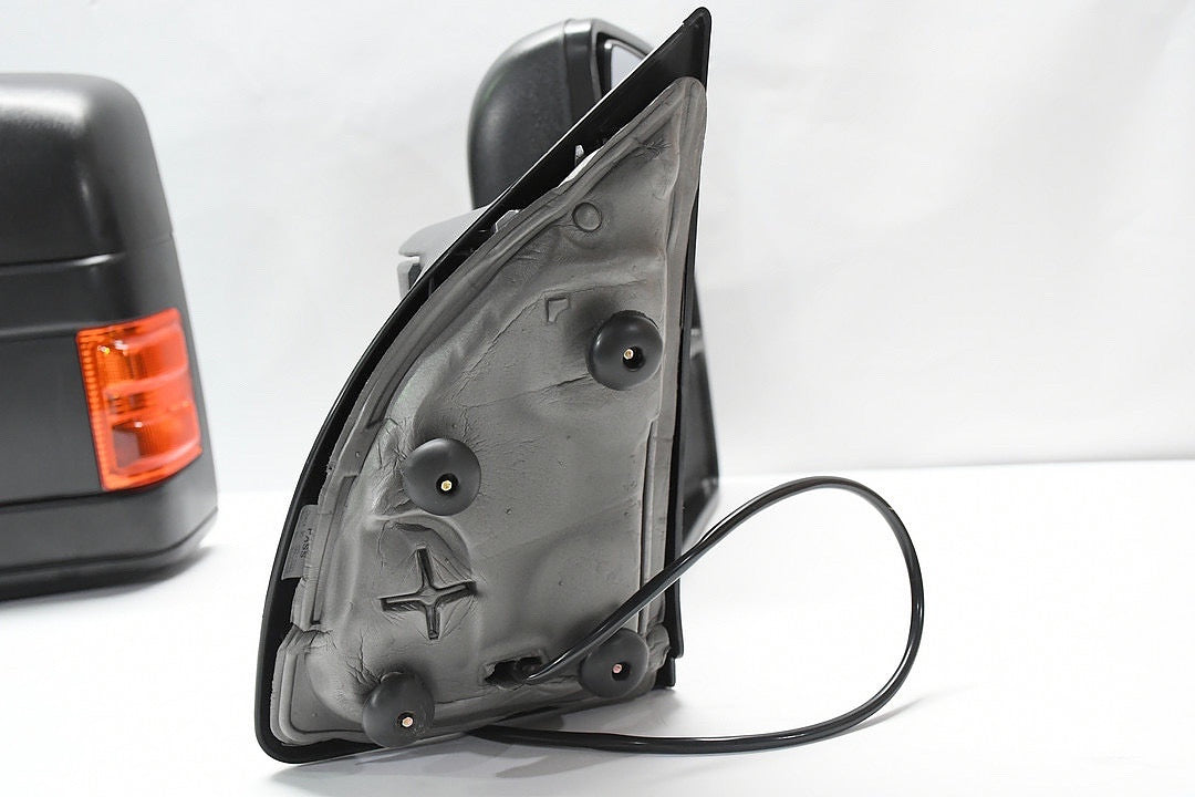 99-16 ford f-250 / F-350 / F-450/ F-550 towing mirros black amber led turn signal