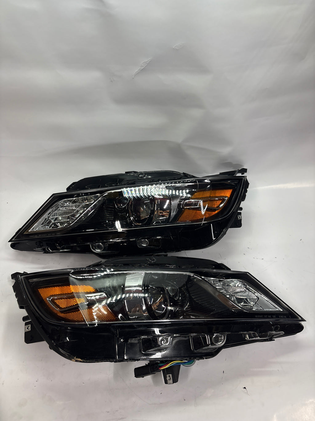 14-20 CHEVY IMPALA HEADLIGHTS BLACK AMBER PROJECTOR