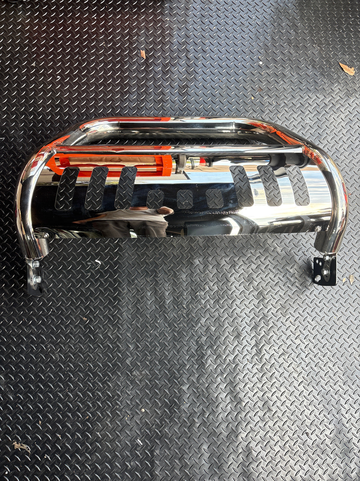 1994-2001 Dodge Ram 1500 3-Inch Chrome Bull Bar - BURB-022-SS No Hardware