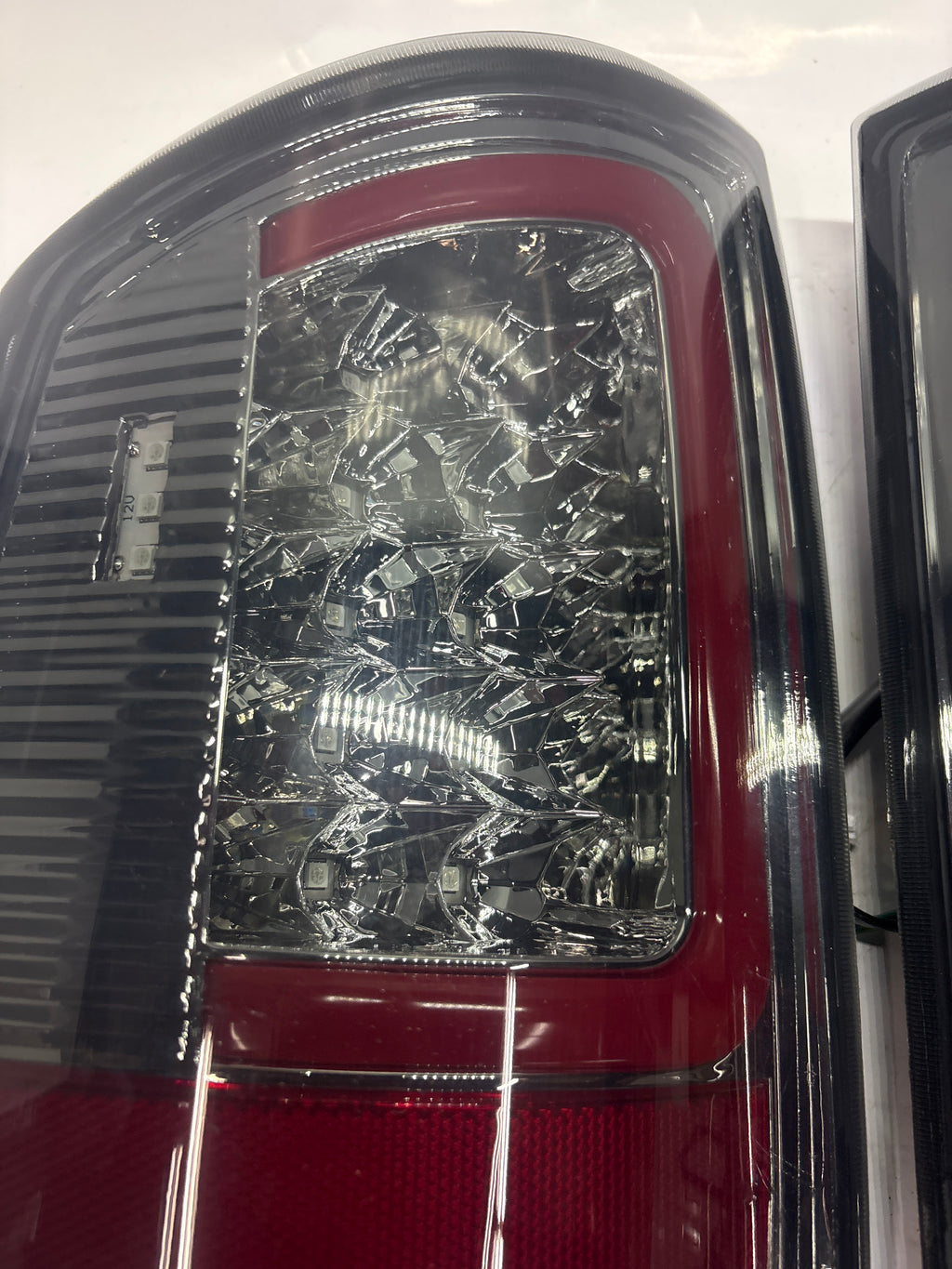 TL-DRAM05-LED-RD3D-CH-SM 02-06 Dodge Ram 1500 Chrome Smoke Lens 3D LED Tail Lights