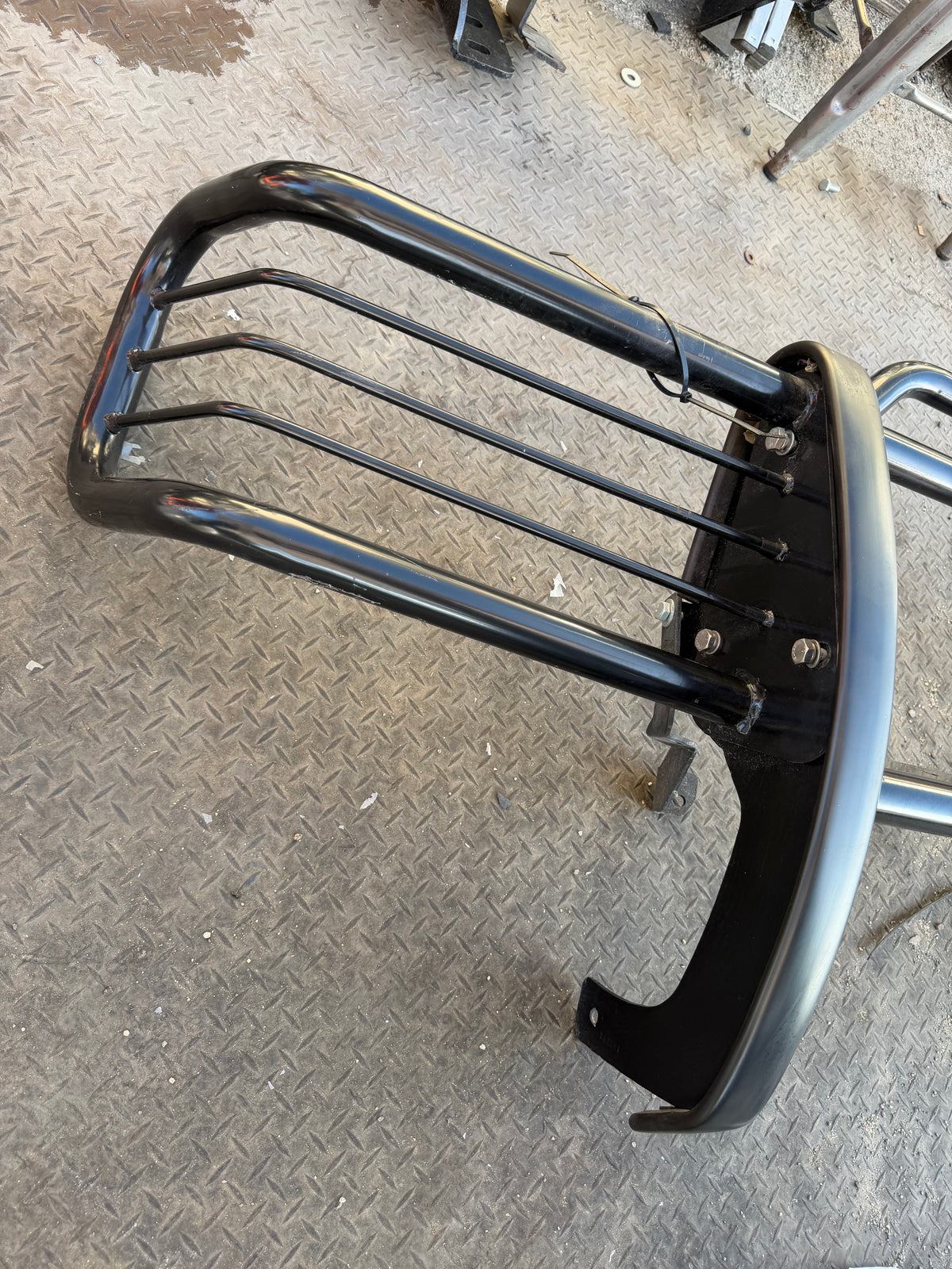 #79 93-98 GRAND CHEROKEE ZJ BLACK FRONT BUMPER BRUSH GRILLE GUARD