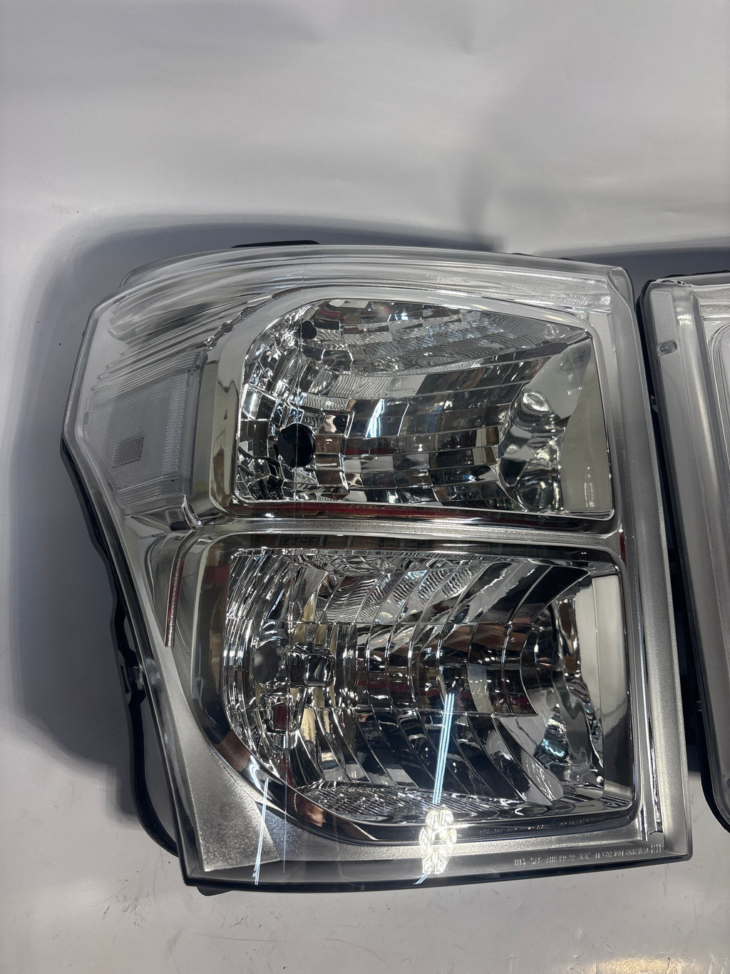 11-16 Ford F-250 F350 F450 Chrome Clear Headlights