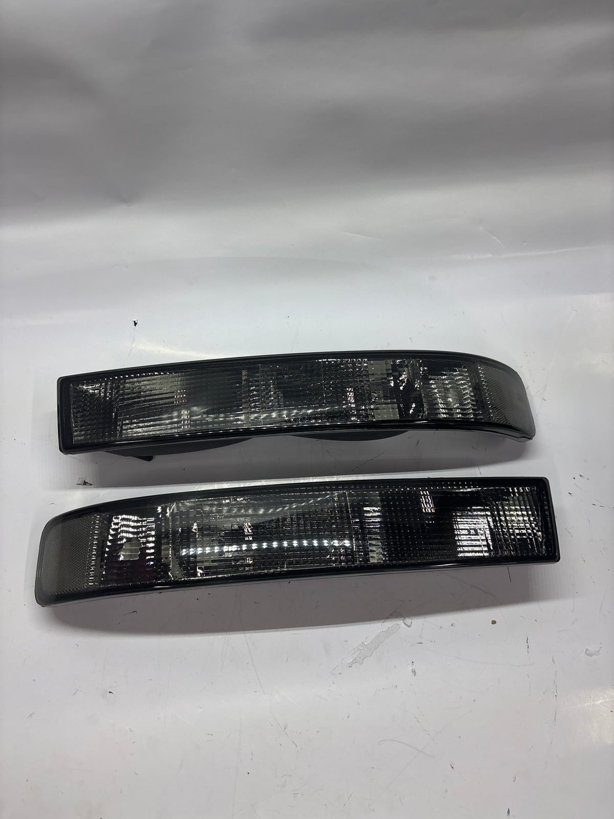 BL-CEGS03-SM-CL1 03-23 Chevrolet Express GMC Savana 1500 2500 3500 Turn Signal Parking Lights Smoked