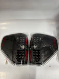 OPEN BOX 09-14 FORD F-150 LED BLACK/CLEAR TAIL LIGHTS