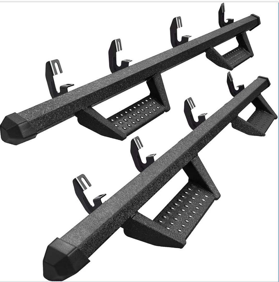 15-26 CHEVROLET COLORADO CREW CAB OFF ROAD POWDER COATED RUNNING BOARDS SIDESTEPS STEPPERS ESCALON