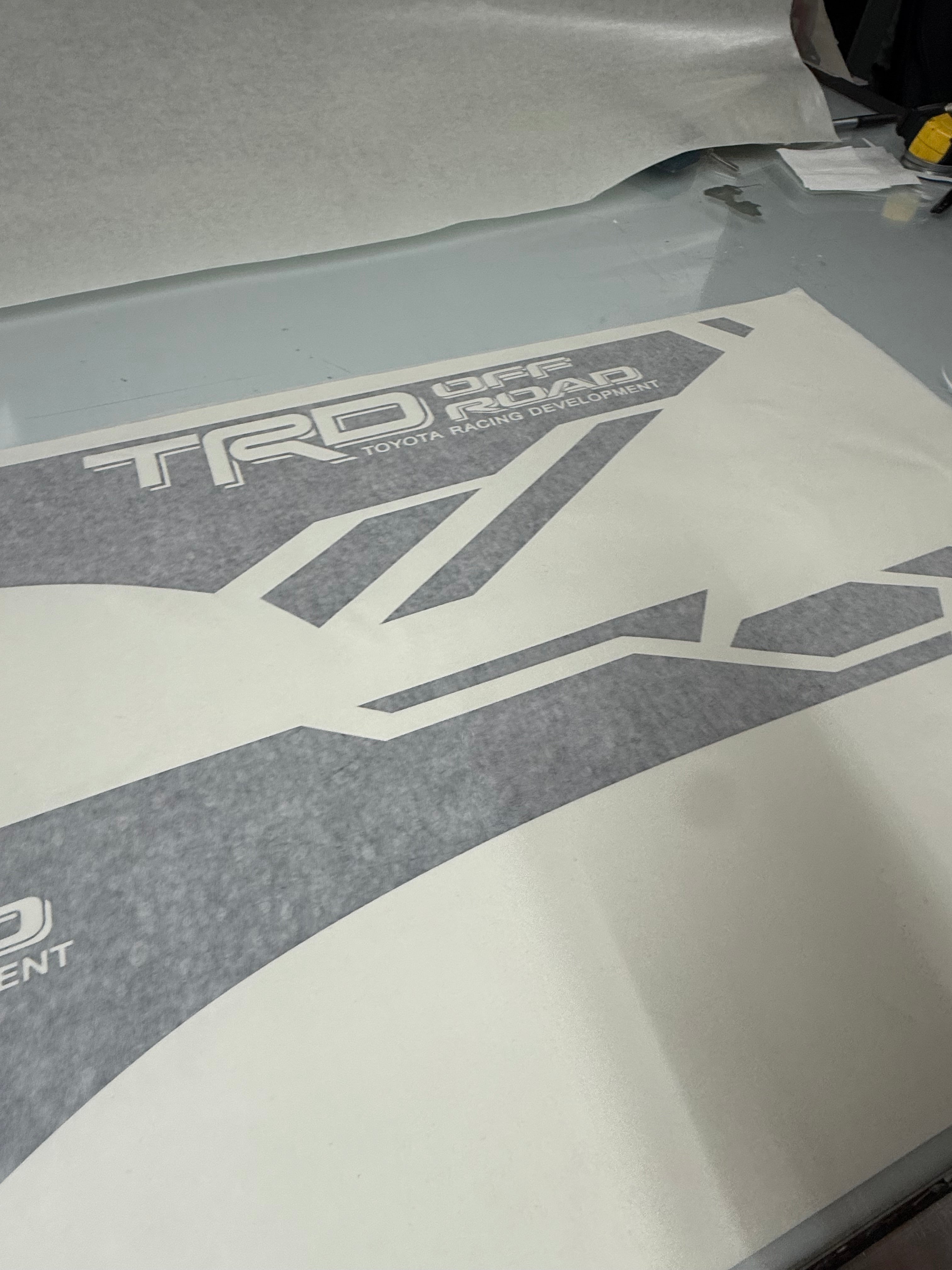 Bedside Decal for Toyota Tacoma TRD Off-Road black left + Right