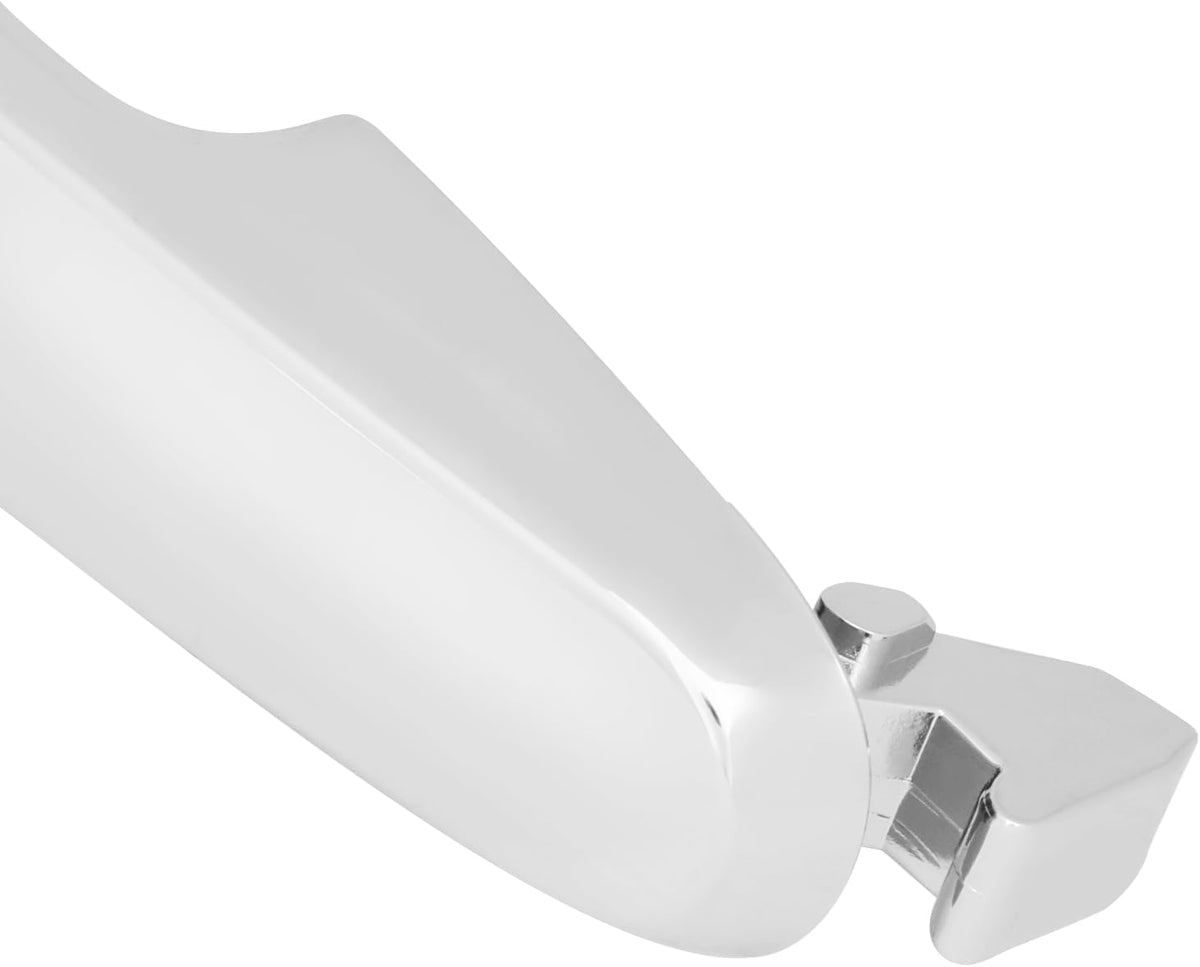 DNA MOTORING Rear Driver, Passenger Outer Door Handle Compatible with 02-03 Lexus ES300, 04-06 xA, 03-14 Matrix,07-12 Yaris, Chrome, OEM-DHO-01474