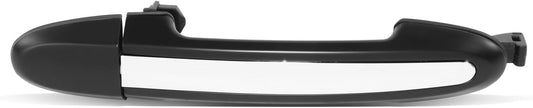 DNA MOTORING Rear Left/Right Outer Door Handle Compatible with 07-12 Hyundai Santa Fe, Black Chrome, OEM-DHO-01218