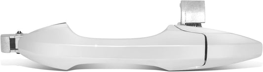 DNA MOTORING Rear Left Outer Door Handle Compatible with 07-12 Acura RDX, Chrome, OEM-DHO-01032