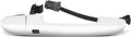 DNA MOTORING Front Right Outer Door Handle Compatible with 09-13 Kia Forte/Koup, w/o Keyhole, Chrome, OEM-DHO-01249