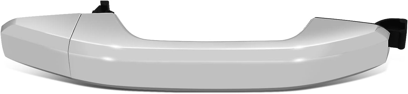 DNA MOTORING OEM-DHO-00484 Rear Left/Right Side Door Pull Handle Compatible with 2014-2018 Silverado/Sierra 1500 Crew Cab, Chrome