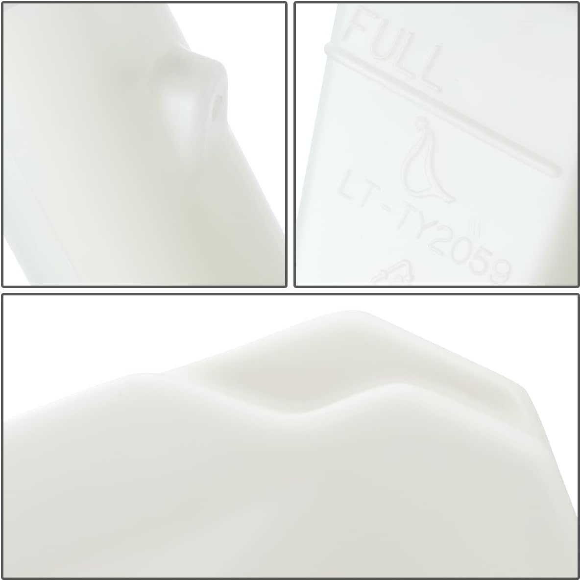 DNA MOTORING OEM-RT-TO3014101 OE Style Coolant Overflow Reservoir Tank w/Cap Compatible with 1998-2002 Corolla