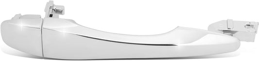 DNA MOTORING Manija de puerta exterior delantera derecha compatible con Nissan Altima 13-18 / 13-19 Pathfinder, sin orificio para llave, cromo, OEM-DHO-01345, 826403TA0A-1