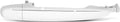 DNA MOTORING Rear Driver, Passenger Outer Door Handle Compatible with 03-09 Lexus GX470, 03-09 4Runner, 05-15 Tacoma, Chrome, OEM-DHO-01483