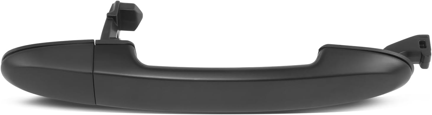 DNA MOTORING Rear Left/Right Outer Door Handle Compatible with 06-12 Hyundai Santa Fe, Primed Black, OEM-DHO-01221, 836522B000