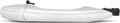 DNA MOTORING Rear Driver, Passenger Outer Door Handle Compatible with 17-23 Nissan Armada, 14-17 QX70, QX50, 15-19 Q70L, Chrome, OEM-DHO-01431