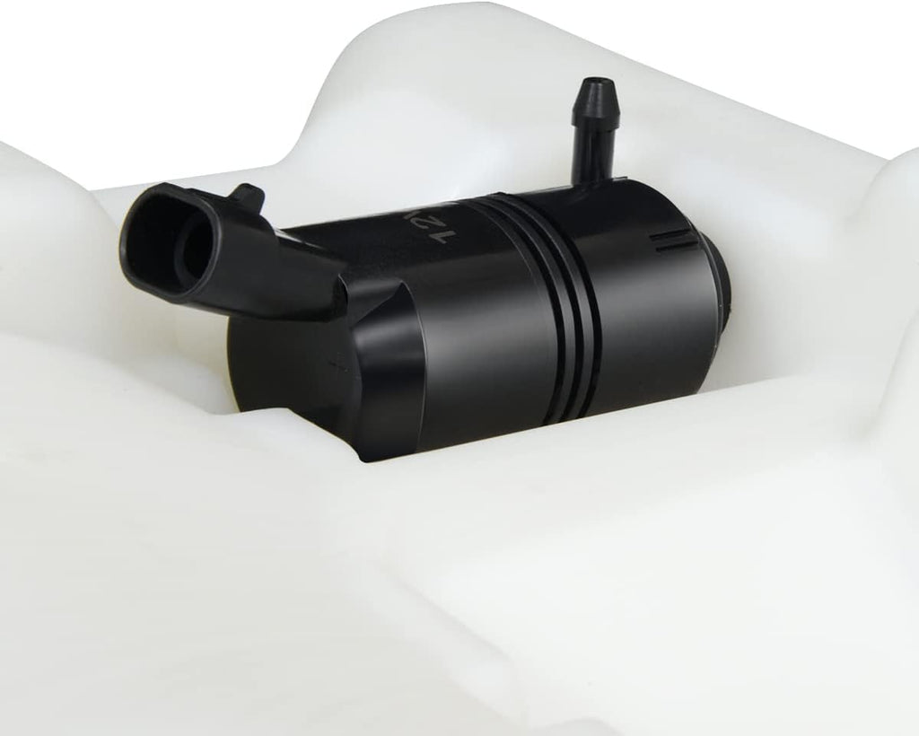 DNA Motoring OEM-WT-GM1288127 OE Style Windshield Washer Fluid Reservoir w/Pump & Cap Compatible with 99-06 Silverado/Sierra 1500 2500