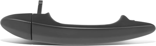 DNA MOTORING Front Passenger Side Outer Door Handle Compatible with 04-10 BMW X3, w/o Key Hole, Black, OEM-DHO-00087