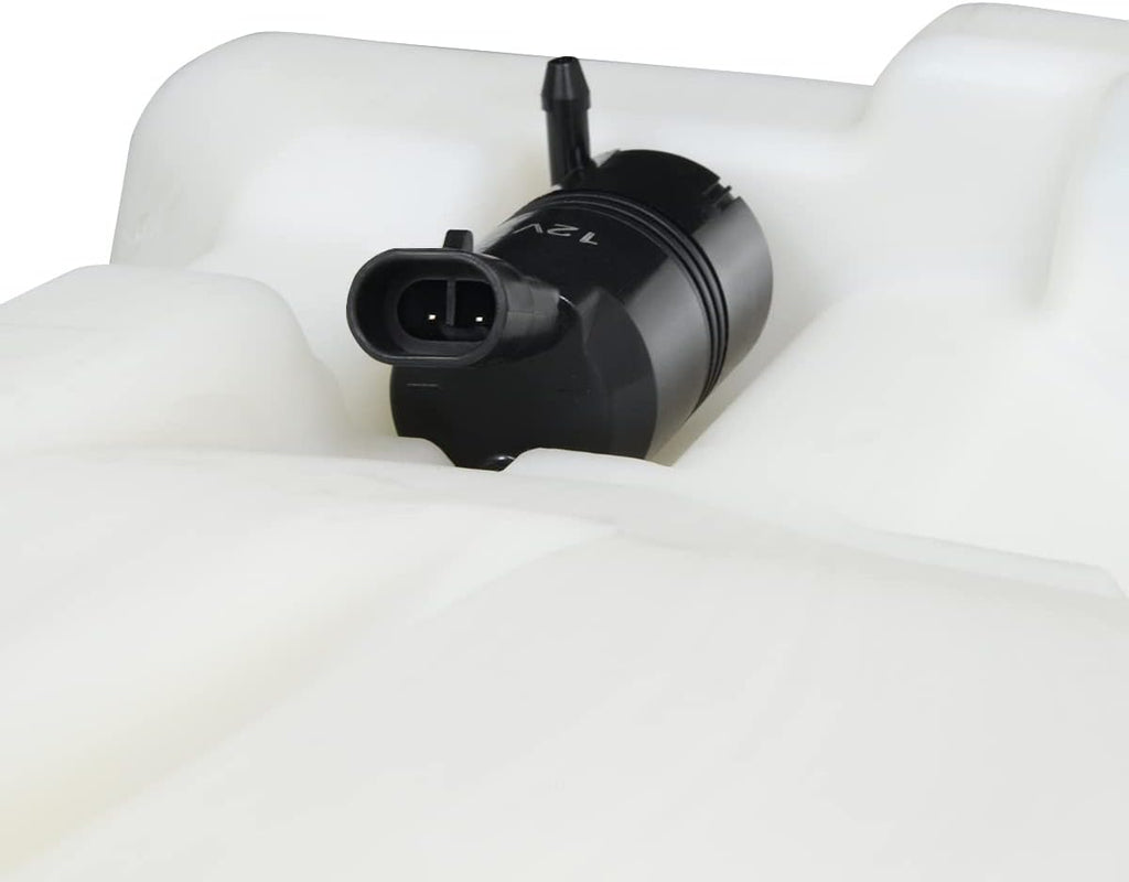 DNA Motoring OEM-WT-GM1288127 OE Style Windshield Washer Fluid Reservoir w/Pump & Cap Compatible with 99-06 Silverado/Sierra 1500 2500