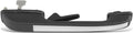 DNA MOTORING Rear Driver Side Outer Door Handle Compatible with 80-87 Audi 4000 84-87 4000 Quattro,Black/Chrome, OEM-DHO-00017
