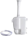 Auto Dynasty NI1288119 Factory Style Car Windshield Washer Reservoir Tank - Reservoir Cap | Filler Tube | Washer Fluid Pump - Compatible with Infiniti I30 I35 Maxima 95-04, White