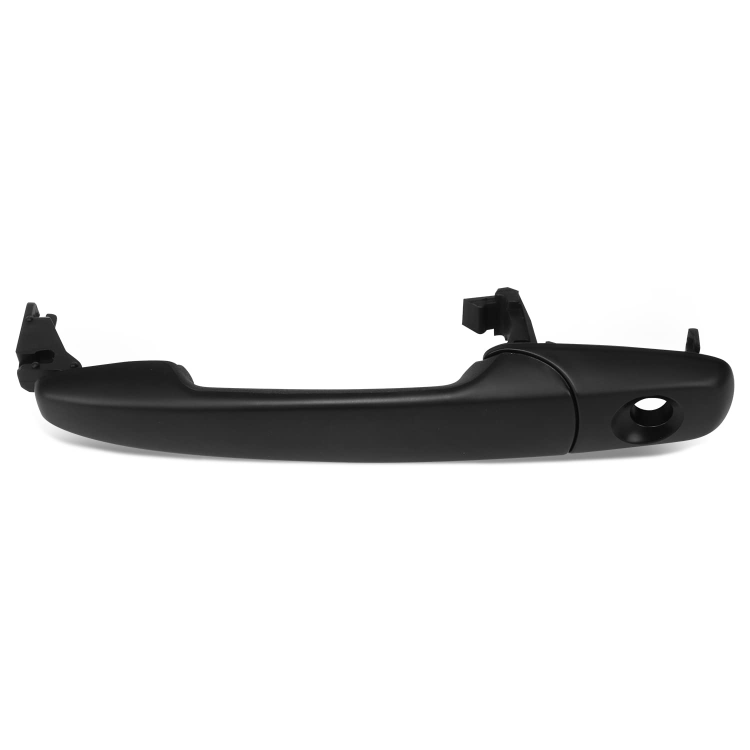 DNA MOTORING OEM-DHO-00952 Tirador de puerta lateral trasera izquierda compatible con F-250 / F-350 / F-450 / F-550 / F-550 1999-2016 Super Duty se adapta a modelos de cabina doble con paquete