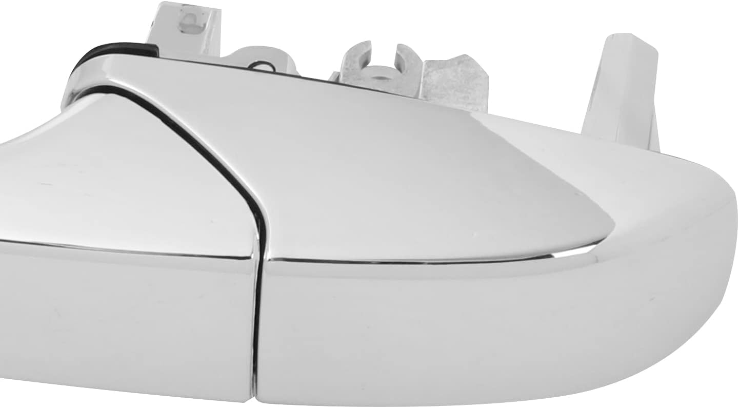 DNA MOTORING OEM-DHO-00650 Rear Left/Right Side Door Pull Handle Compatible with 08-10 Chrysler Town & Country/Compatible with 08-10 Dodge Grand Caravan, Chrome