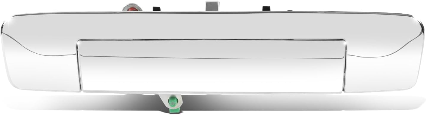 DNA MOTORING Rear Outer Tail Gate Handle Compatible with 05-08 Toyota Tacoma w/o Camera Hole,Chrome, THO-PF-00061