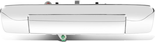 DNA MOTORING Rear Outer Tail Gate Handle Compatible with 05-08 Toyota Tacoma w/o Camera Hole,Chrome, THO-PF-00061