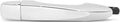 DNA MOTORING Rear Driver/Passenger Outer Door Handle Compatible with 15-20 Nissan Murano, 14-20 Rogue, w/o Smart Entry, Chrome, OEM-DHO-01390