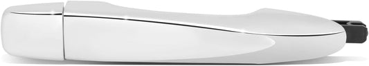 DNA MOTORING Rear Driver/Passenger Outer Door Handle Compatible with 15-20 Nissan Murano, 14-20 Rogue, w/o Smart Entry, Chrome, OEM-DHO-01390